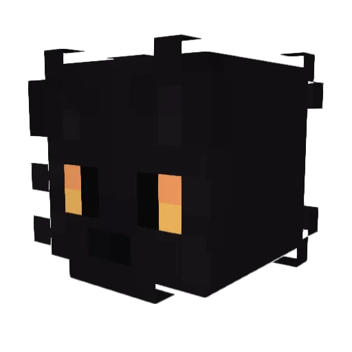 Xavlen Minecraft avatar head, 3D render