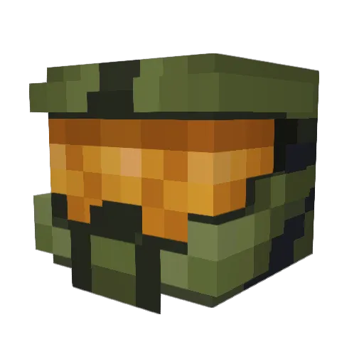 Xavy007 Minecraft avatar head, 3D render