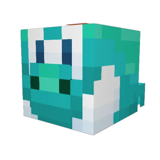 Xaxas654 Minecraft avatar head, 3D render