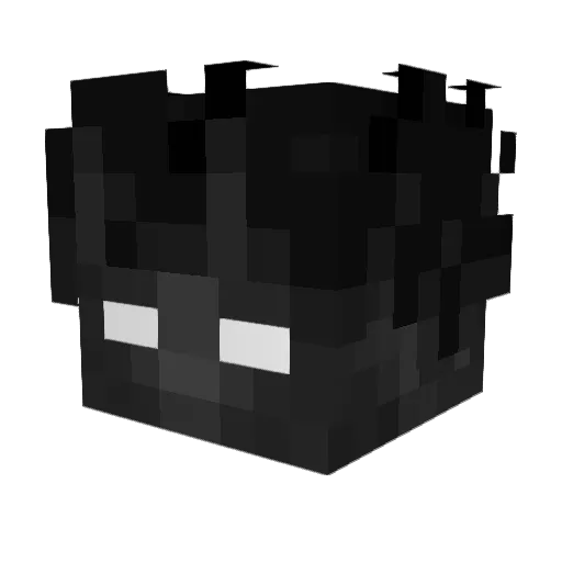 Xayd471 Minecraft avatar head, 3D render