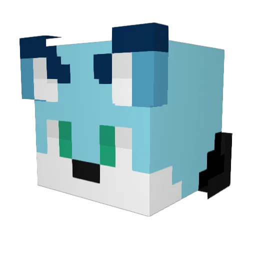 Xaydar_ Minecraft avatar head, 3D render