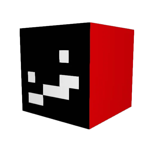 Xb1313 Minecraft avatar head, 3D render