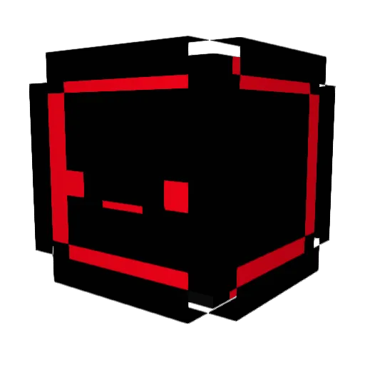 XbdXCf Minecraft avatar head, 3D render
