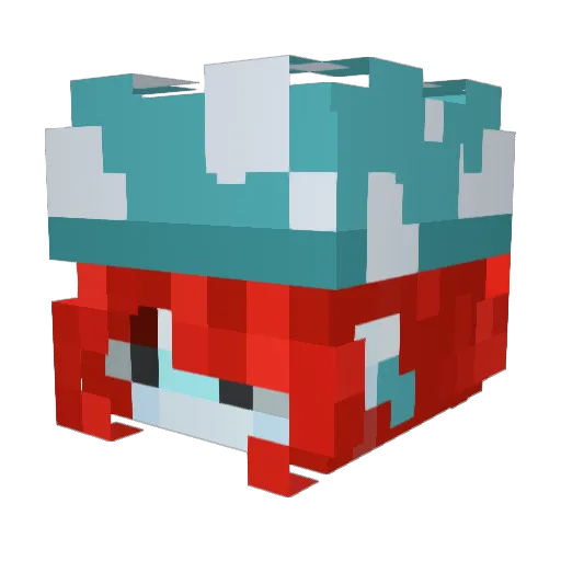 XbeJemo Minecraft avatar head, 3D render