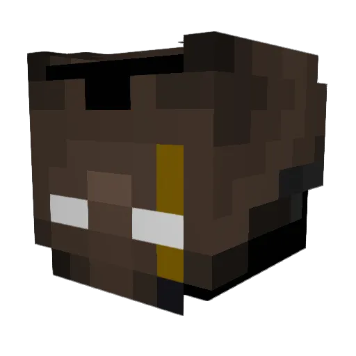 XboxSigma Minecraft avatar head, 3D render