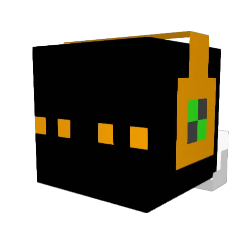 Xboxmario Minecraft avatar head, 3D render