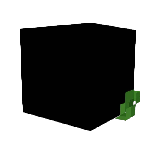 XcaledYT Minecraft avatar head, 3D render