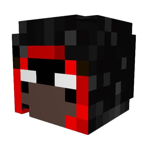 Xcalibur009 Minecraft avatar head, 3D render