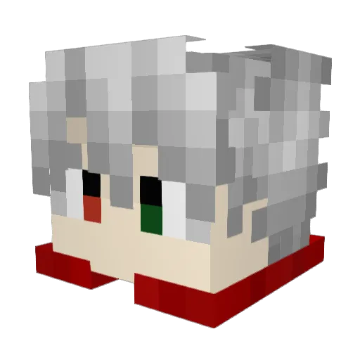 Xcalibur_32 Minecraft avatar head, 3D render