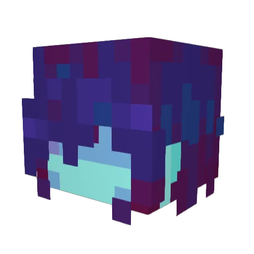 Xcascades Minecraft avatar head, 3D render