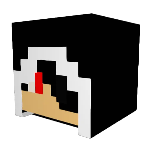 Xce2000 Minecraft avatar head, 3D render