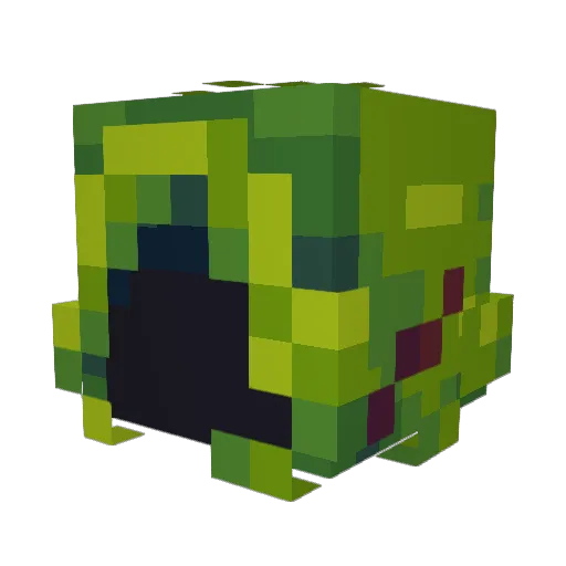 Xcizor Minecraft avatar head, 3D render