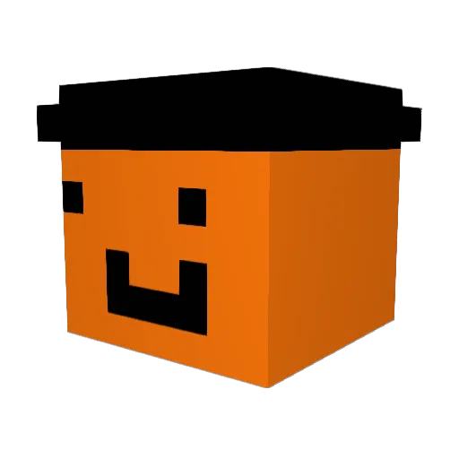 Xcw200 Minecraft avatar head, 3D render