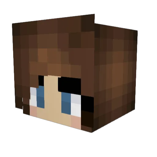 Xd_Memio Minecraft avatar head, 3D render