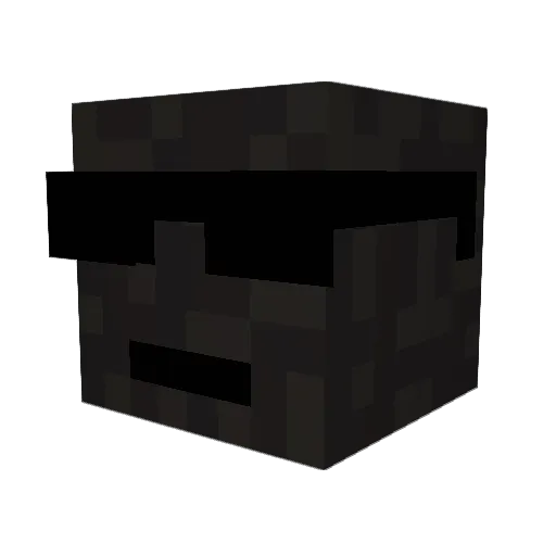 Xdraith Minecraft avatar head, 3D render