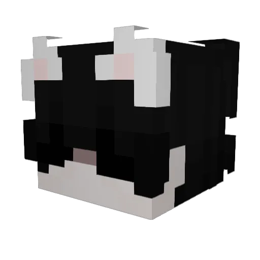 XeXPluemXeX Minecraft avatar head, 3D render