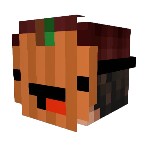 Xeae_AS Minecraft avatar head, 3D render