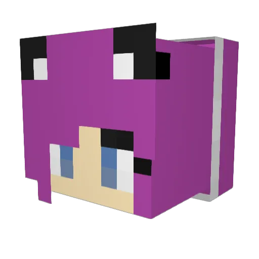 XeagleCrest Minecraft avatar head, 3D render
