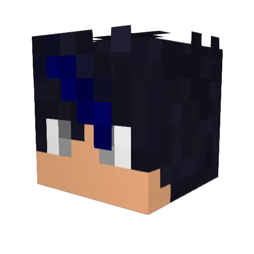 Xeahgl Minecraft avatar head, 3D render