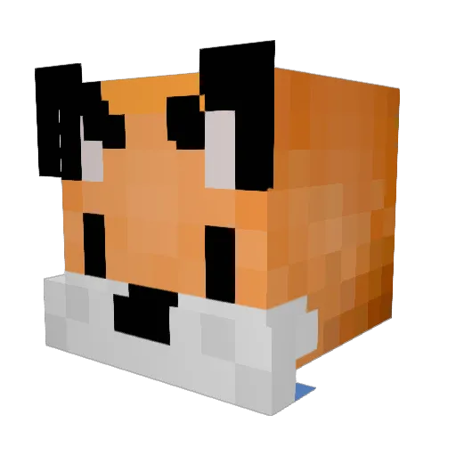 Xeasadeyo Minecraft avatar head, 3D render