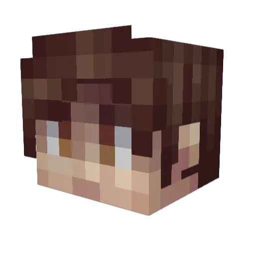 Xeazeey Minecraft avatar head, 3D render