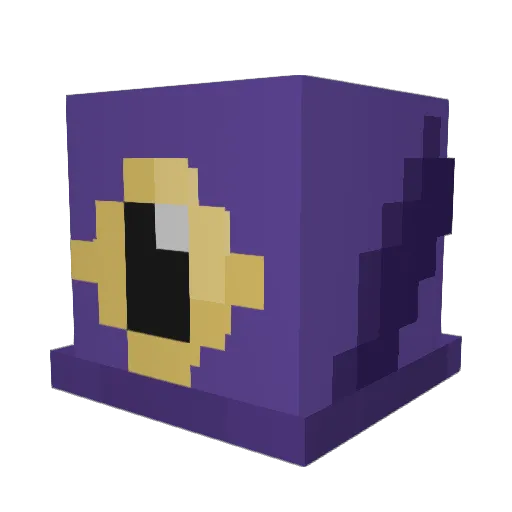 Xechator Minecraft avatar head, 3D render
