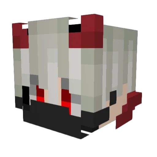 XecuSon Minecraft avatar head, 3D render