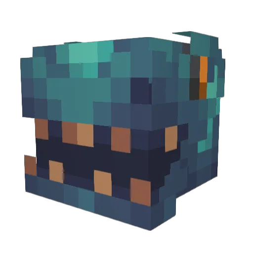 Xedrum Minecraft avatar head, 3D render