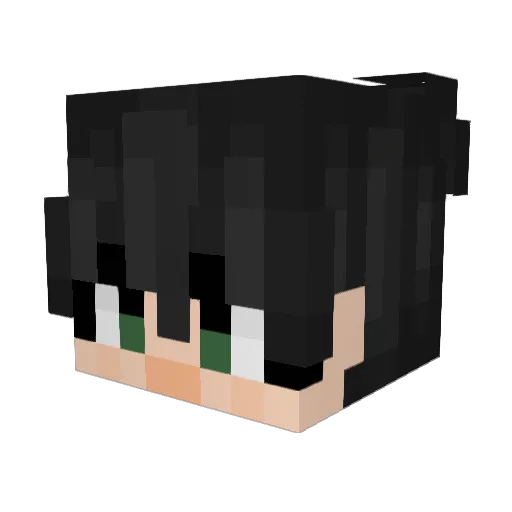 Xeeenoo Minecraft avatar head, 3D render