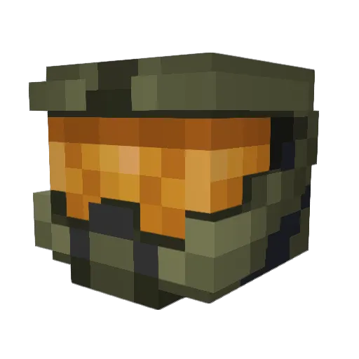 Xeerex Minecraft avatar head, 3D render