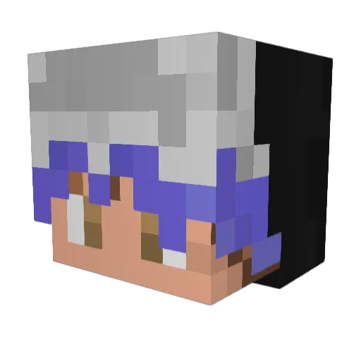 XeikZer0 Minecraft avatar head, 3D render