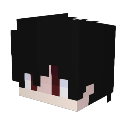 Xeizze Minecraft avatar head, 3D render