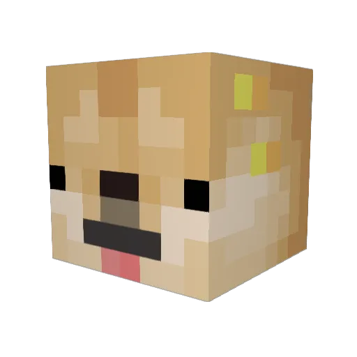 Xeknor Minecraft avatar head, 3D render