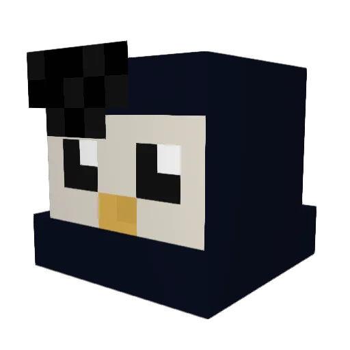Xela2604 Minecraft avatar head, 3D render