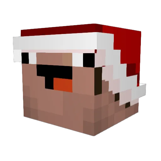 Xelavek Minecraft avatar head, 3D render