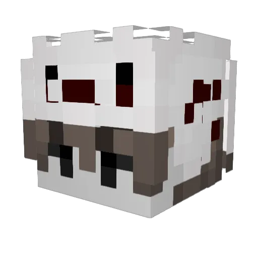 Xellsy Minecraft avatar head, 3D render