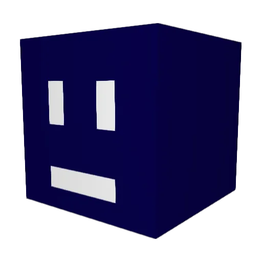 Xempex Minecraft avatar head, 3D render