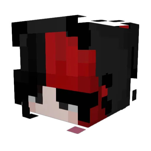 XenK1llz Minecraft avatar head, 3D render