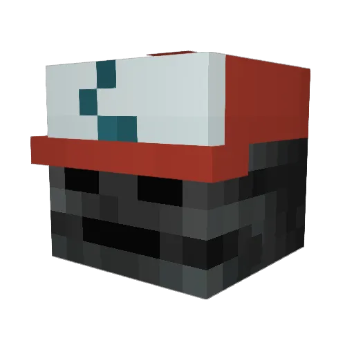 XenKiyn_ Minecraft avatar head, 3D render