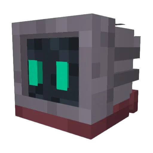 XenV3 Minecraft avatar head, 3D render