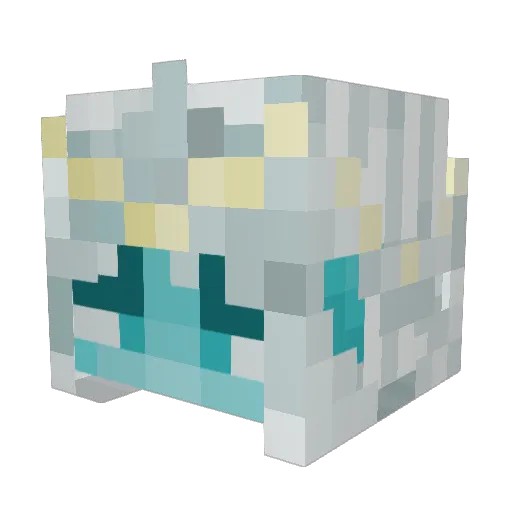 Xenalthos Minecraft avatar head, 3D render