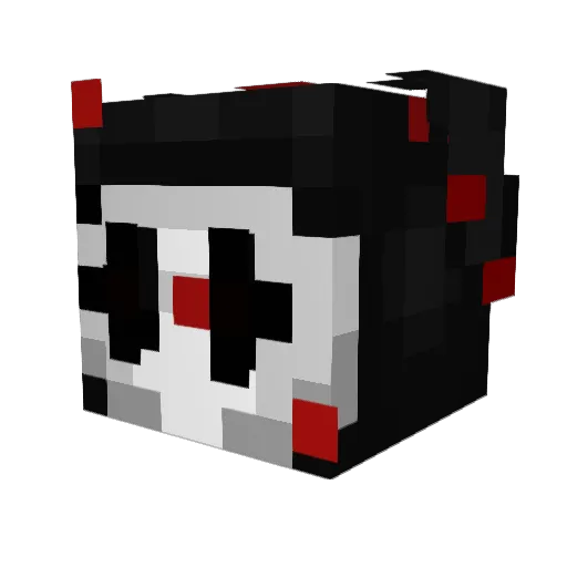 Xencer21 Minecraft avatar head, 3D render