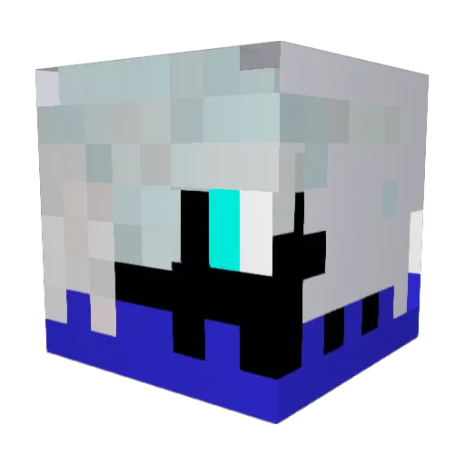 Xenesis4 Minecraft avatar head, 3D render