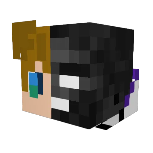 Xenityyy Minecraft avatar head, 3D render