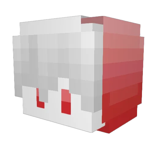 Xennbo Minecraft avatar head, 3D render