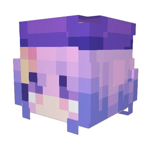 Xeno25Pc Minecraft avatar head, 3D render