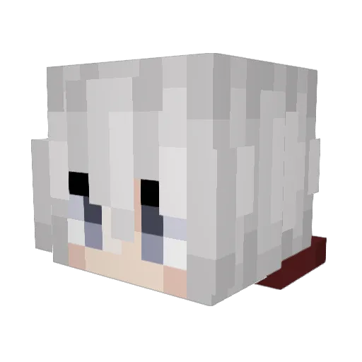 Xeno3231 Minecraft avatar head, 3D render