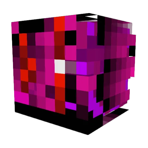 Xeno69 Minecraft avatar head, 3D render
