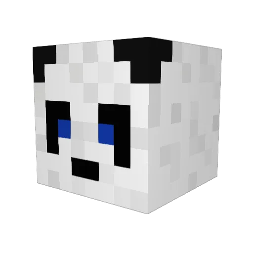 Xeno77 Minecraft avatar head, 3D render