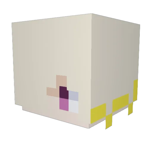 XenoBB Minecraft avatar head, 3D render